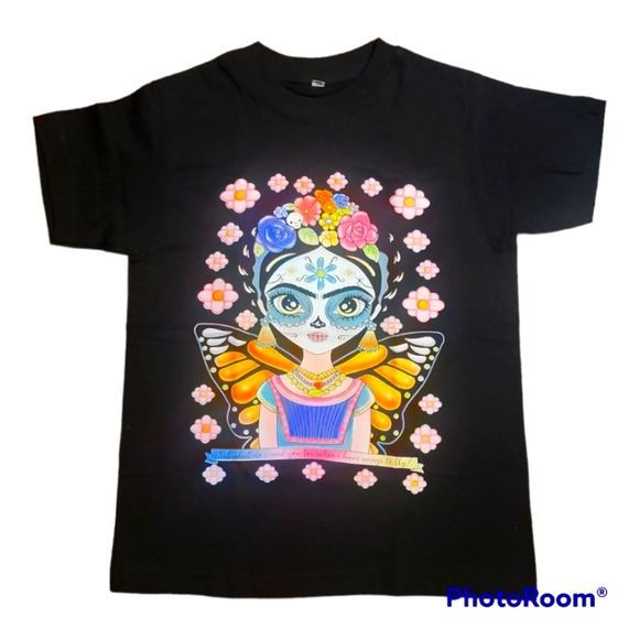 Source Unknown Other - 🪻3 for $20.         Day Of The Dead Girl's t-shirt